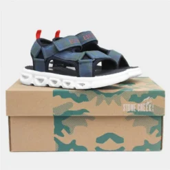 Stone Creek Junior Lightening Kids Camo Sandal -UK Shoe Sales Store 291009 2 L06.20230221000304