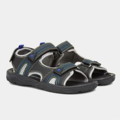 Red Fish Boys Black Easy Fasten Sandal -UK Shoe Sales Store 29139 2 L06.20230808000245