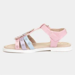 Walkright Girls Pastel Sandal With Flowers -UK Shoe Sales Store 292063 2 L03.20211209000259