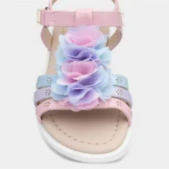 Walkright Girls Pastel Patent Easy Fasten Sandals -UK Shoe Sales Store 292083 2 L05.20230808000246