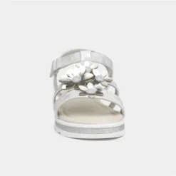 Walkright Girls Silver And Metallic Sandals