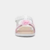 Walkright Girls White And Pink Shimmer Sandal -UK Shoe Sales Store 292093 2 L02.20230412000601