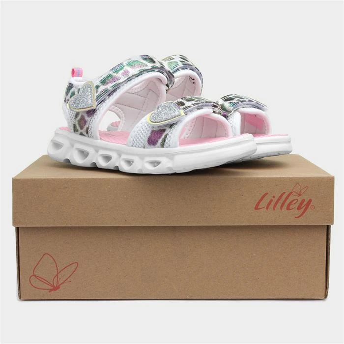 Lilley Junior Kids Multicoloured Light Up Sandal 7 Lilley Junior Kids Multicoloured Light Up Sandal - Image 5