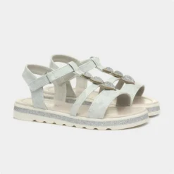 Walkright Girls White Heart Easy Fasten Sandal -UK Shoe Sales Store 29277 2 L06.20220705000218