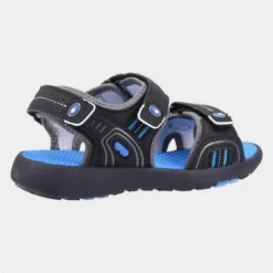 Hush Puppies Mario Kids Black Sandal -UK Shoe Sales Store 297001 3 L03.20230111000654