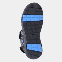 Hush Puppies Mario Kids Black Sandal -UK Shoe Sales Store 297001 3 L04.20230111000654