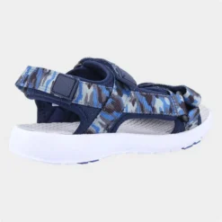 Hush Puppies Miles Kids Blue Camo Print Sandal -UK Shoe Sales Store 297003 3 L03.20230111000653