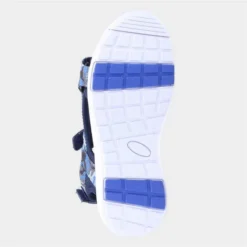 Hush Puppies Miles Kids Blue Camo Print Sandal -UK Shoe Sales Store 297003 3 L04.20230111000653