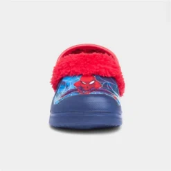 Spiderman Kids Navy Warm Lined Clog