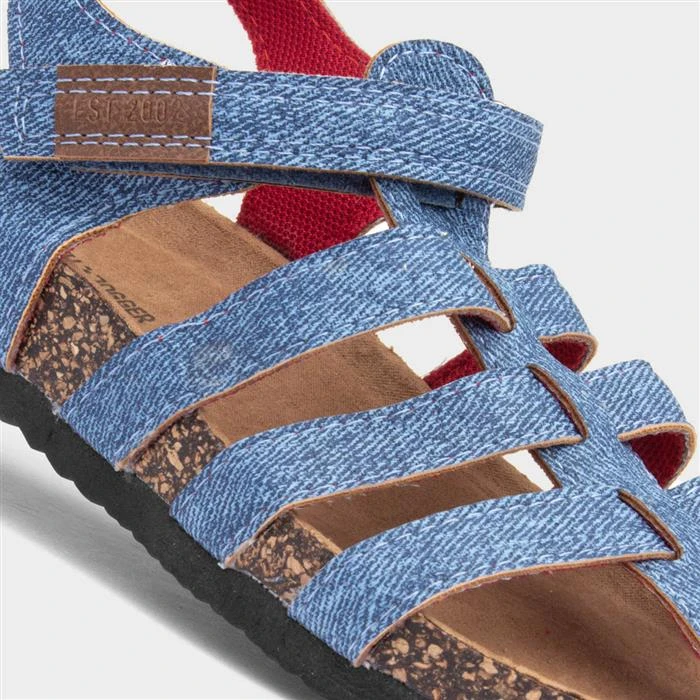 SJ Jesse Kids Denim Sandal 6 SJ Jesse Kids Denim Sandal - Image 4