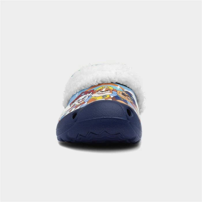 Paw Patrol Kids Blue Fur Lined Clog 3 Paw Patrol Kids Blue Fur Lined Clog