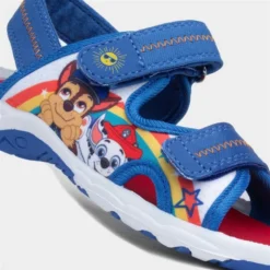 Paw Patrol Blue Kids Flat Sandal -UK Shoe Sales Store 299129 2 L05.20230613000229