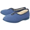 GBS Helsinki Womens Blue Classic Slipper -UK Shoe Sales Store 692012 3 L02.20230802000158