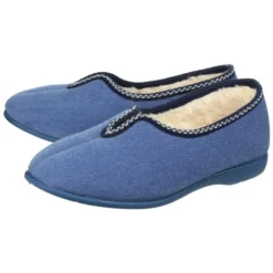 GBS Helsinki Womens Blue Classic Slipper