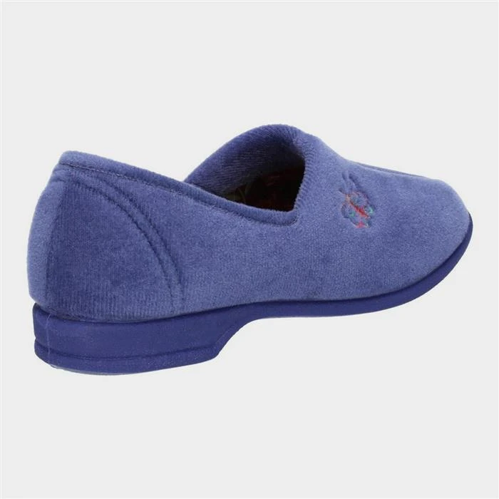 Mirak Womens Bouquet Slipper In Blue 4 Mirak Womens Bouquet Slipper In Blue - Image 2