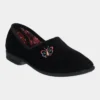 Mirak Womens Bouquet Slipper In Black -UK Shoe Sales Store 692018 3 L02.20230112000828