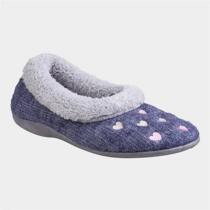 Fleet & Foster Alaska Womens Blue Slipper 3 Fleet & Foster Alaska Womens Blue Slipper
