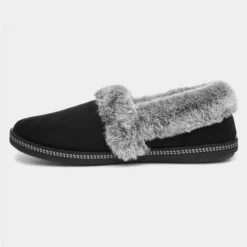 Skechers Cozy Campfire Womens Black Slipper -UK Shoe Sales Store 692054 2 L03.20230822000136