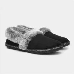 Skechers Cozy Campfire Womens Black Slipper -UK Shoe Sales Store 692054 2 L06.20230822000136