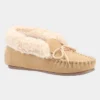 Hush Puppies Philippa Womens Tan Slipper -UK Shoe Sales Store 692069 3 L02.20230110000318