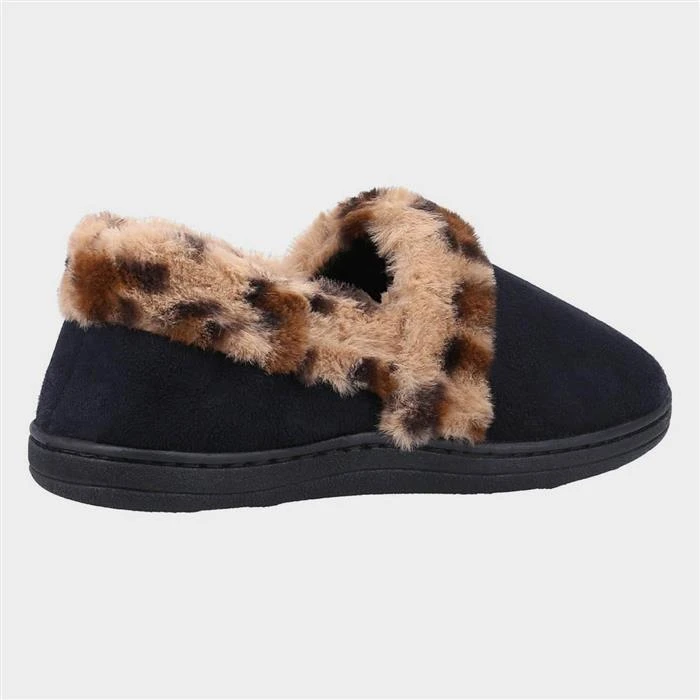 Fleet & Foster Gracemere Womens Black Slipper 4 Fleet & Foster Gracemere Womens Black Slipper - Image 2