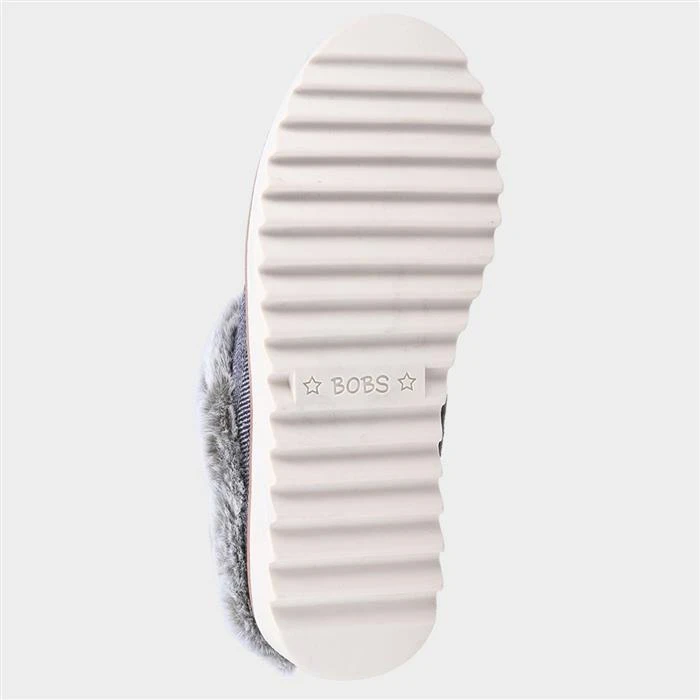 Skechers Mountain Kiss Womens Navy Mule Slipper 5 Skechers Mountain Kiss Womens Navy Mule Slipper - Image 3