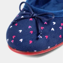 Lunar Kansas Womens Navy Pump Slipper -UK Shoe Sales Store 692116 3 L04.20220819000253