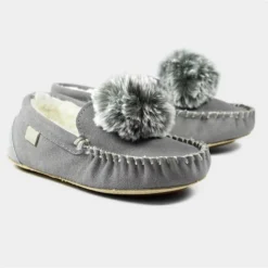 Lazy Dogz Bessie Grey Suede Slipper 7 Lazy Dogz Bessie Grey Suede Slipper -UK Shoe Sales Store 692131 3 L04.20221110000834