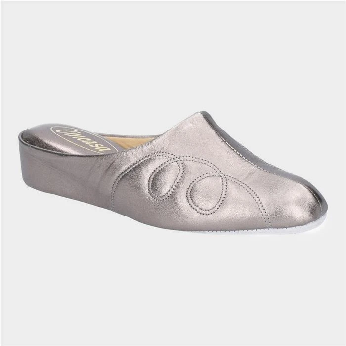 Cincasa Mahon Womens Metallic Leather Slipper 3 Cincasa Mahon Womens Metallic Leather Slipper