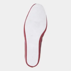 Cincasa Mahon Womens Red Leather Slipper -UK Shoe Sales Store 693015 3 L04.20230112000429