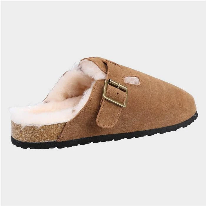Cotswold Ruspidge Womens Brown Mule Slipper 4 Cotswold Ruspidge Womens Brown Mule Slipper - Image 2