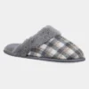Fleet & Foster Neath Womens Grey Mule Slipper -UK Shoe Sales Store 693049 3 L02.20230112000832