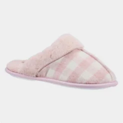 Fleet & Foster Neath Womens Pink Mule Slipper
