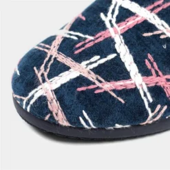 Lunar Erin Womens Navy Mule Slipper 7 Lunar Erin Womens Navy Mule Slipper -UK Shoe Sales Store 693073 3 L04.20230310000125