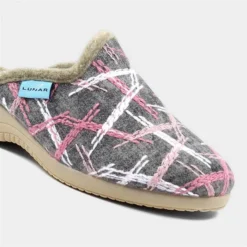 Lunar Erin Womens Grey Mule Slippers 7 Lunar Erin Womens Grey Mule Slippers -UK Shoe Sales Store 693074 3 L04.20221126000406