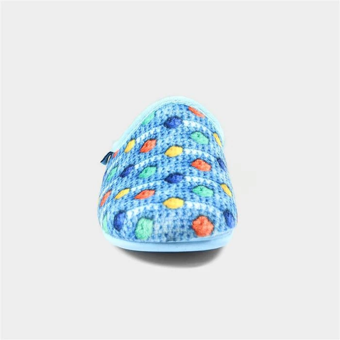 Lunar Winova Womens Pale Blue Mule Slipper 3 Lunar Winova Womens Pale Blue Mule Slipper