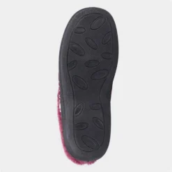 Fleet & Foster Buzzard Womens Red Mule Slipper -UK Shoe Sales Store 693097 3 L04.20230119000401