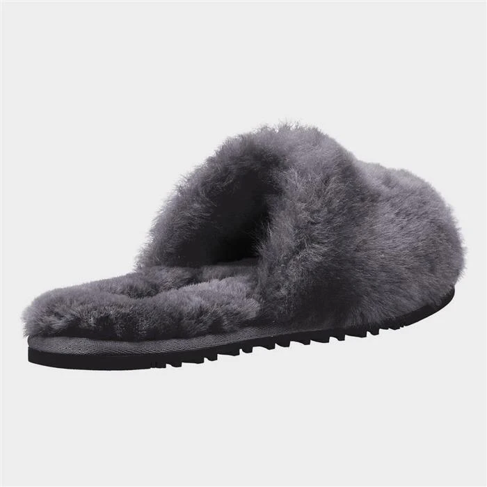 Cotswold Westfield Womens Grey Mule Slipper 4 Cotswold Westfield Womens Grey Mule Slipper - Image 2