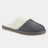 Hush Puppies Arianna Womens Grey Mule Slipper -UK Shoe Sales Store 693103 3 L02.20230119000404