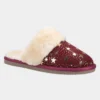 Hush Puppies Arianna Womens Red Stars Mule Slipper 2 Hush Puppies Arianna Womens Red Stars Mule Slipper -UK Shoe Sales Store 693107 3 L02.20230119000402