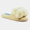 Lunar Octavia Womens White Faux Fur Slider Slipper 2 Lunar Octavia Womens White Faux Fur Slider Slipper -UK Shoe Sales Store 693113 3 L02.20221225000118