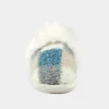 Lunar Kayden Womens Blue Multi Mule Slipper -UK Shoe Sales Store 693118 3 L02.20221223000529