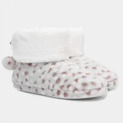 The Slipper Company Womens Snow Leopard Bootie -UK Shoe Sales Store 694013 2 L06.20210722000656