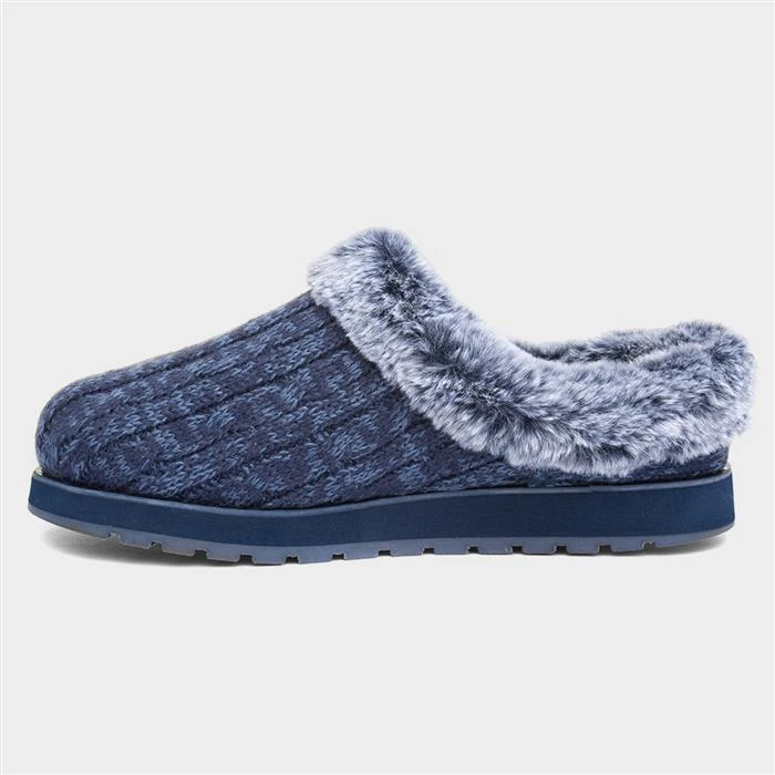 Skechers Keepsakes Ice Angel Womens Navy Slipper 4 Skechers Keepsakes Ice Angel Womens Navy Slipper - Image 2