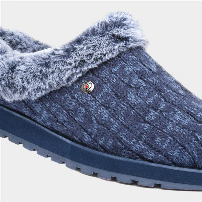 Skechers Keepsakes Ice Angel Womens Navy Slipper 6 Skechers Keepsakes Ice Angel Womens Navy Slipper - Image 4