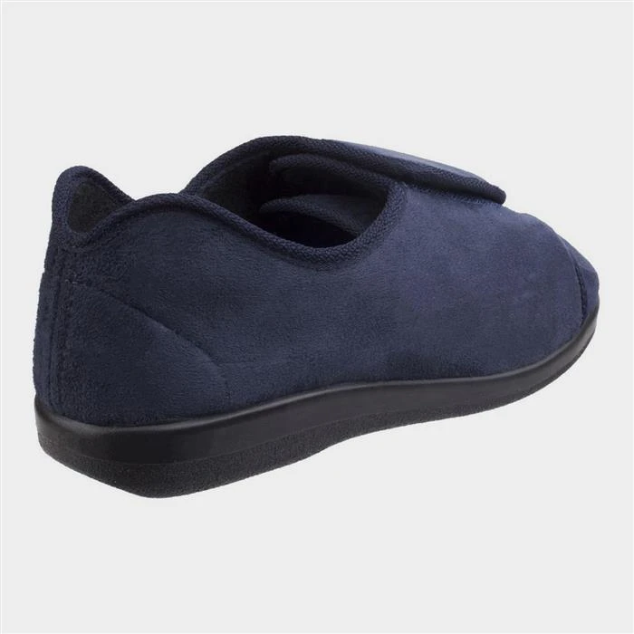GBS Walton Womens Blue Easy Fasten Slipper 4 GBS Walton Womens Blue Easy Fasten Slipper - Image 2
