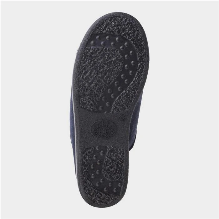 GBS Walton Womens Blue Easy Fasten Slipper 5 GBS Walton Womens Blue Easy Fasten Slipper - Image 3