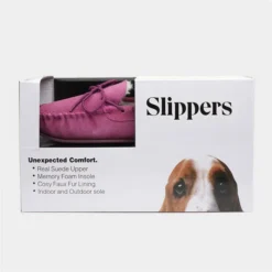 Hush Puppies Allie Womens Pink Moccasin Slipper -UK Shoe Sales Store 699035 2 L05.20220922000356