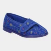 GBS Wilma Womens Blue Wide Fit Slipper 2 GBS Wilma Womens Blue Wide Fit Slipper -UK Shoe Sales Store 699082 3 L02.20230802000203