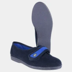 Mirak Andrea Womens Blue Easy Fasten Slipper -UK Shoe Sales Store 699084 3 L03.20230113000407